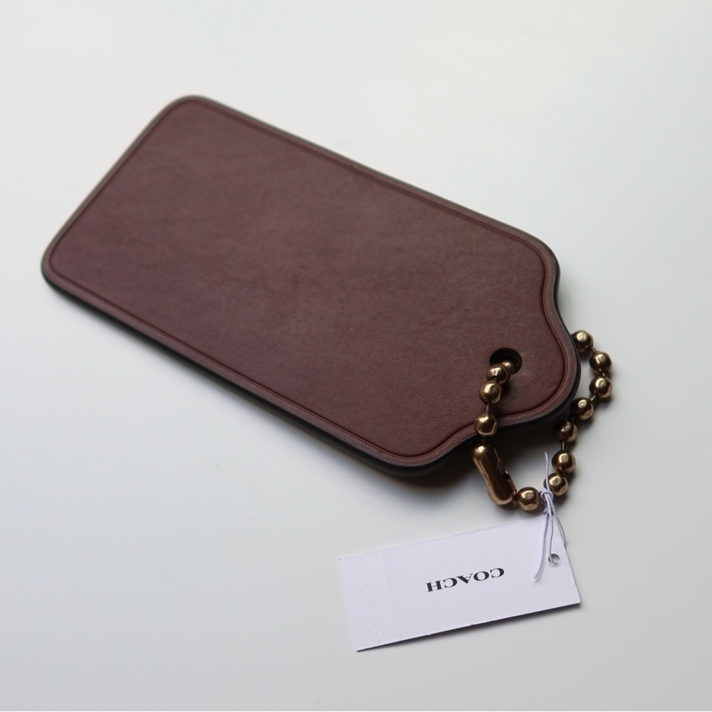 NWT Coach XL Hangtag Bag Charm - Picture 3 of 4